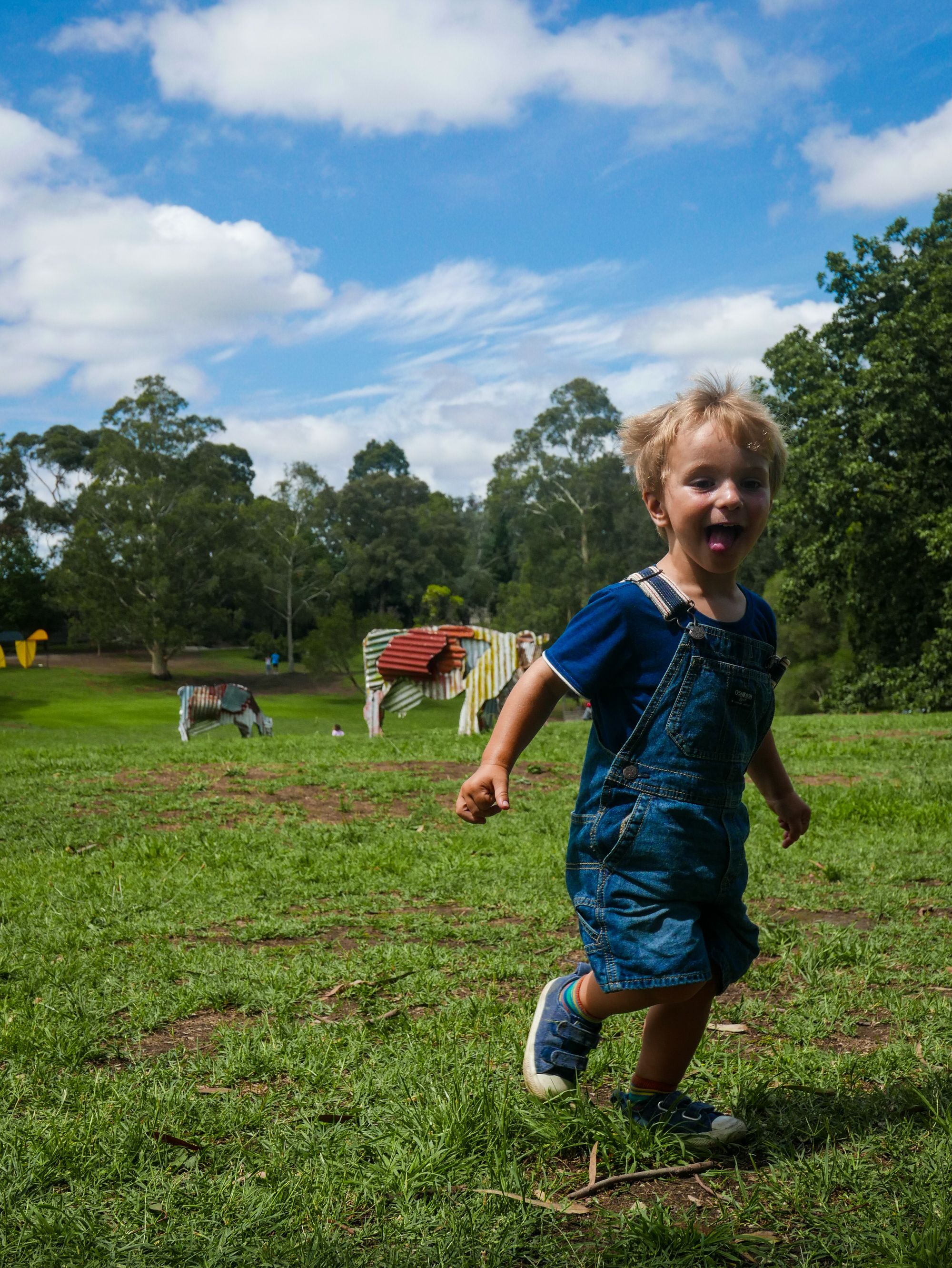 Hanging out in cool Melbourne